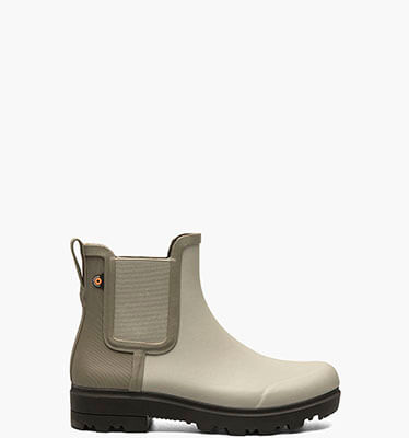 Holly Chelsea Women's Rain Boots in Taupe for $74.90