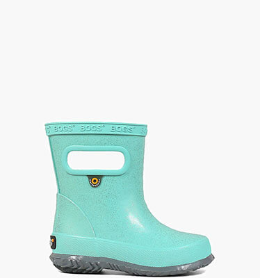 Skipper Glitter Kids' Rain Boots in Turquoise for $32.90