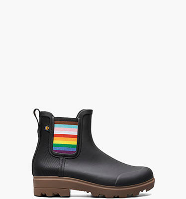 Holly Chelsea Women's Rain Boots in Black Multi for $74.90