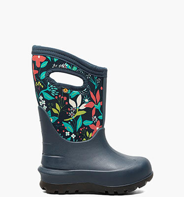 Neo-Classic Flower Kids' 3 Season Boots in Ink Blue Multi for $79.99