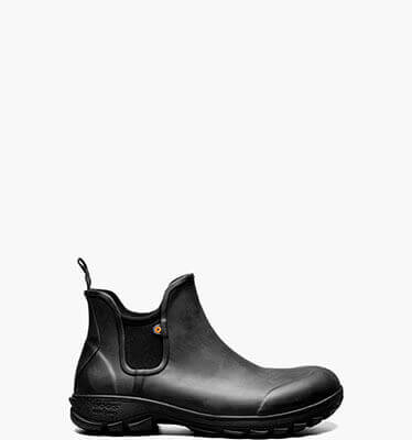 Sauvie Slip On Boot Men's Waterproof Boots in Black for $98.90