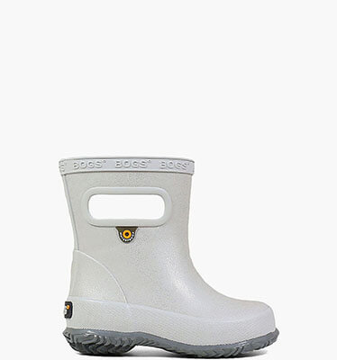 Skipper Glitter Kids' Rain Boots in Silver for $50.00