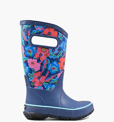 Rainboots Pansies Kids' Rain Boots in Indigo Multi for $39.90