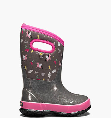 Classic Pegasus Kids' Winter Boots in Dark Gray Multi for $64.99