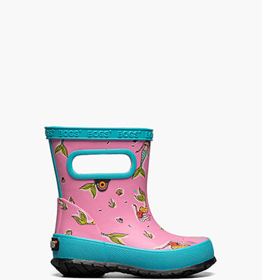 Skipper Mermaids Kids' Rain Boots in Pink Multi for $35.90