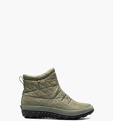 Snowday II Short Women's Waterproof Slip On Boots in Loden for $140.00