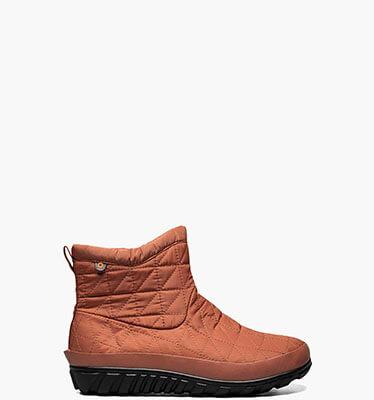 Snowday II Short Women's Waterproof Slip On Boots in Paprika for $140.00