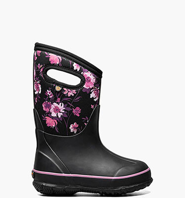 Classic Painterly Kids' Insulated Boots in Black Multi for $64.99