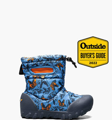 B-Moc Snow Cool Dinos Kids' Winter Boots in Blue Multi for $62.99