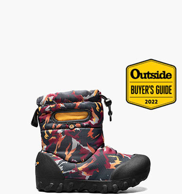 B-Moc Snow Winter Mountain Kids' Winter Boots in Dark Gray Multi for $62.99