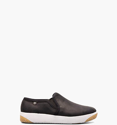 Kicker Slip On Leather Women's Casual Shoes in Black for $97.99