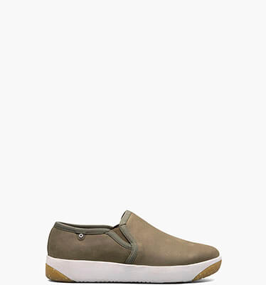 Kicker Slip On Leather Women's Casual Shoes in Loden for $70.00