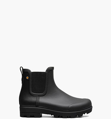 Holly Chelsea Women's Rain Boots in Black for $100.00