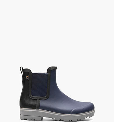 Holly Chelsea Women's Rain Boots in navy multi for $65.99