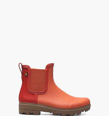 Holly Chelsea Women's Rain Boots in Burnt Orange for $100.00