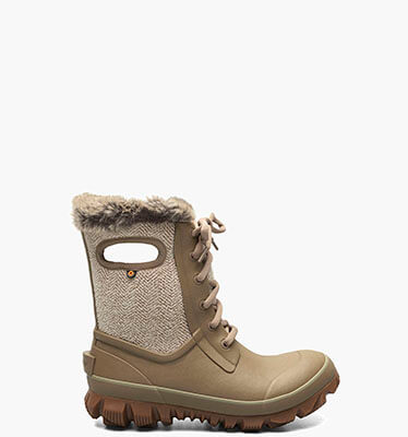 Arcata Cozy Chevron Women's Winter Boots in Taupe for $190.00