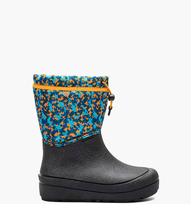 Snow Shell Digital Maze Kids' Winter Boots in Ink Blue Multi for $52.49
