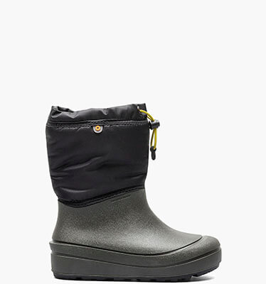 Snow Shell Kids' Snow Boots in Dark Green Multi for $80.00