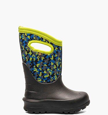 Neo-Classic Digital Maze Kids' Winter Boots in Black Multi for $79.99