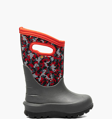 Neo-Classic Digital Maze Kids' Winter Boots in Dark Gray Multi for $79.99
