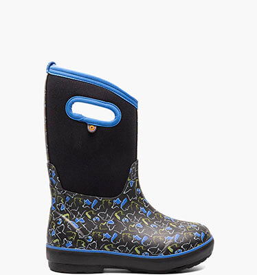 Classic II Pets Kids' Insulated Rain Boots in Black Multi for $68.99