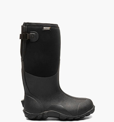 Classic High Adjustable Calf Men's Winter Boots in Black for $165.00