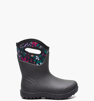 Neo-Classic Mid Cartoon Flowers Women's Winter Boots in Black Multi for $118.99