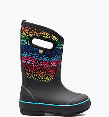 Classic II Rainbow Kids Insulated Rainboots in Black Multi for $68.99