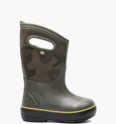 Classic II Tonal Camo Kids Insulated Rainboots in Dark Green for $68.99