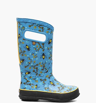 Rainboots Bees Kid's Rainboots in Azure for $51.99