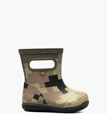 Skipper II Big Camo Kid's Rainboots in Army Green for $39.99