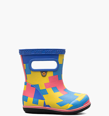 Skipper II Big Camo Kid's Rainboots in Blue Multi for $39.99