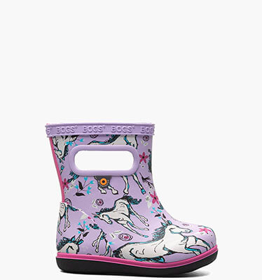 Skipper II Unicorn Awesome Kid's Rainboots in Lavr Multi for $55.00