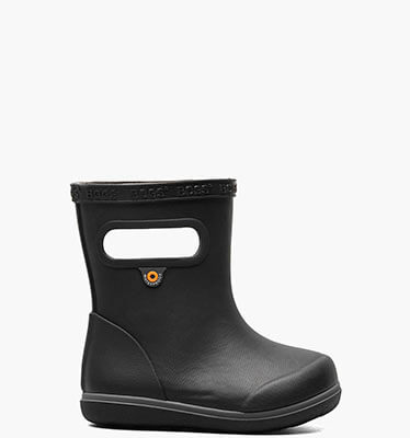 Skipper II Solid Kid's Rainboots in Black for $55.00