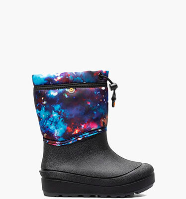 Snow Shell Sparkle Space Kid's Winter Boots in Aqua Multi for $63.99