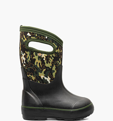 Classic II Pop Camo Kid's Winter Boots in Army Green Multi for $100.00