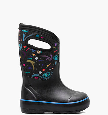 Classic II Final Frontier Kid's Insulated Rainboots in Black Multi for $100.00