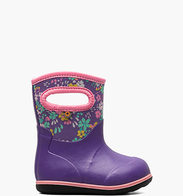 Baby Classic Water Garden Toddler Rainboots in Purple Multi for $75.00