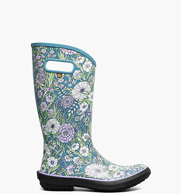 Rainboot Floral Women's Rainboots in Blue Multi for $90.00