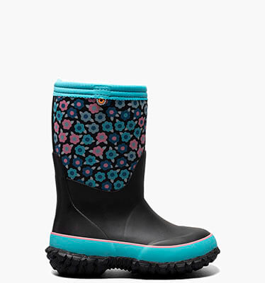 Stomper Flowers Kids' Insulated Boots in Black Multi for $47.00