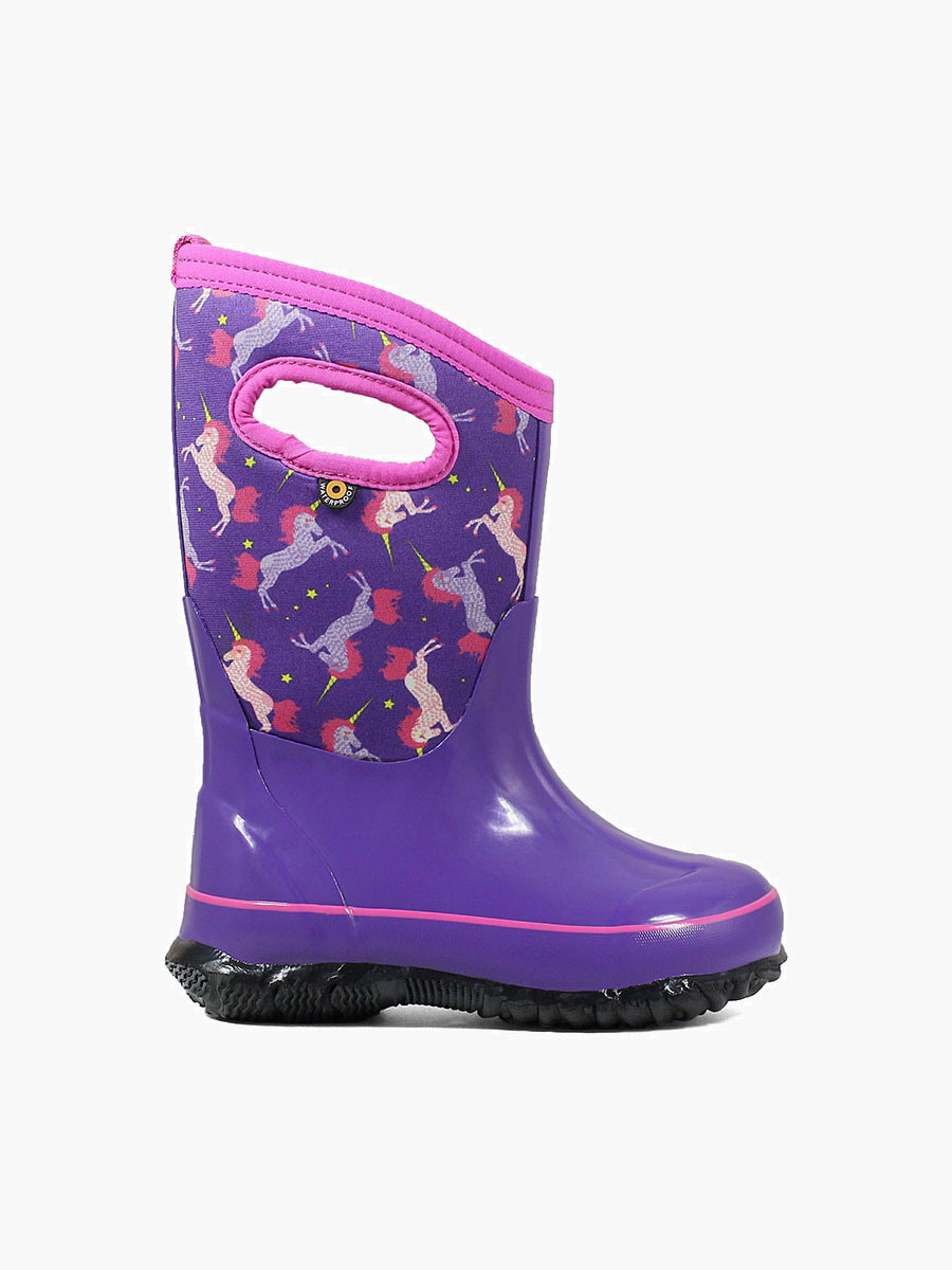purple unicorn boots