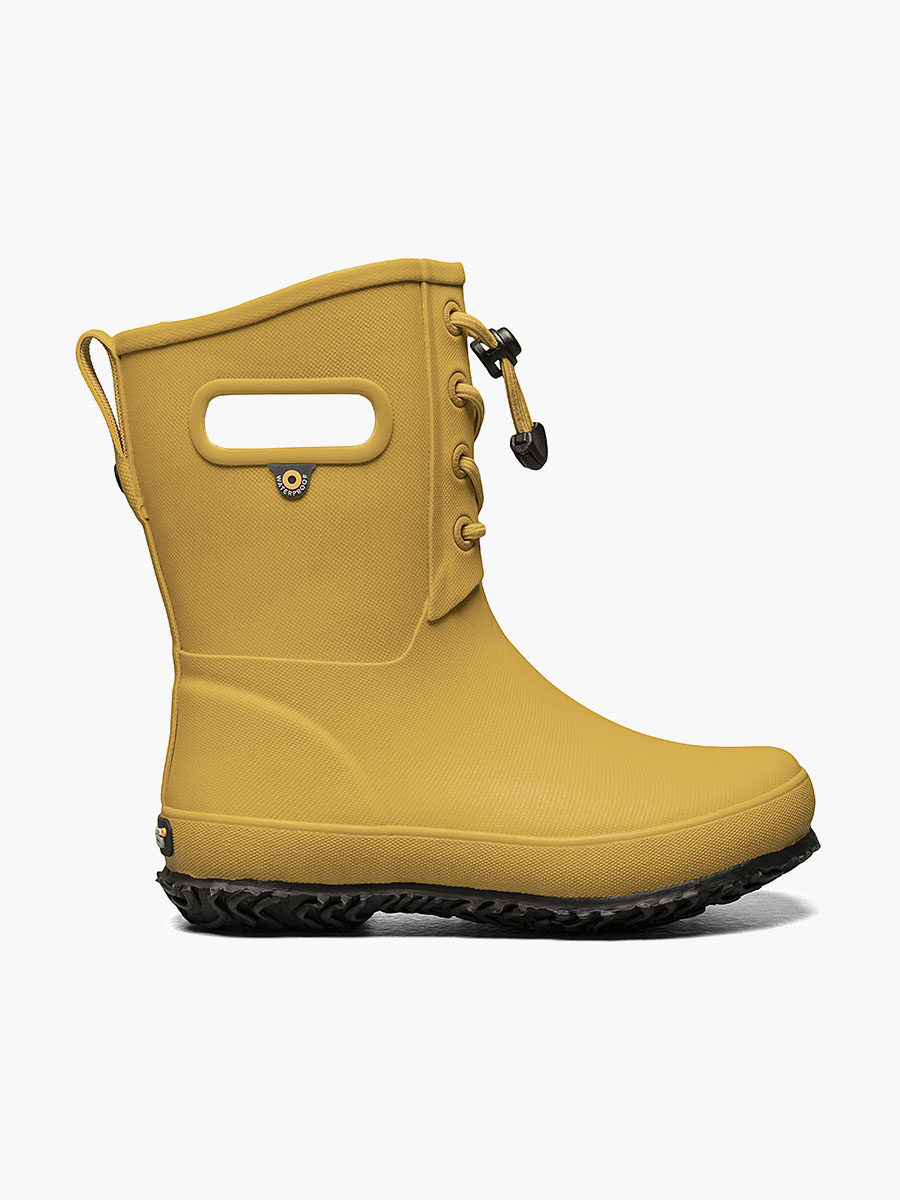 amanda plush waterproof rain boot