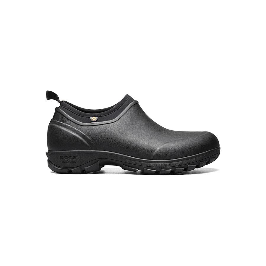 mens black slip on boots