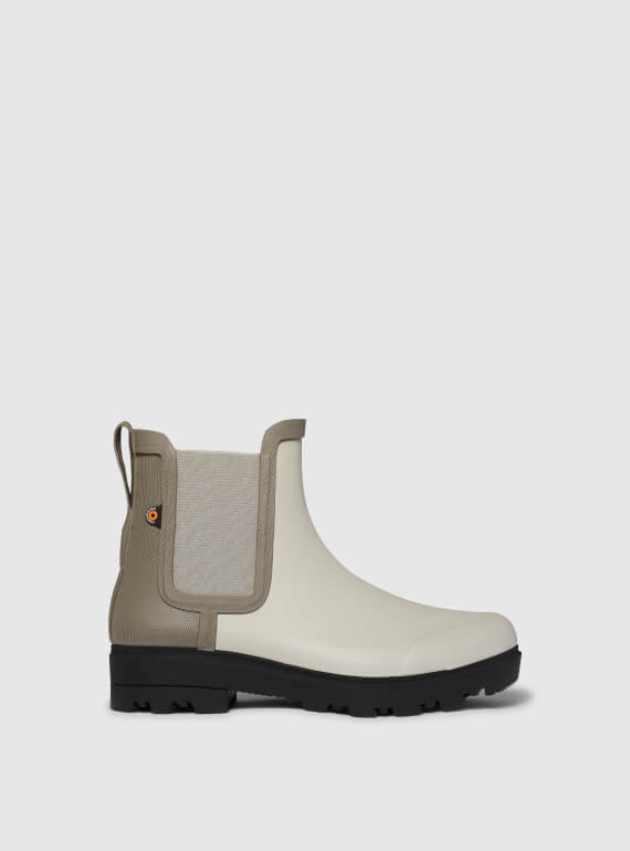 Shop the Women's Holly Chelsea waterproof rain boots. The featured product is the Women's Holly Chelsea in Taupe
