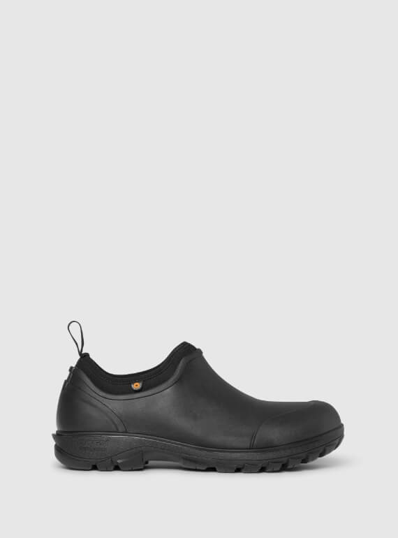 Shop the Men's Sauvie slip-on garden farm boots. The featured product is the Men's Sauvie slip-on in black.