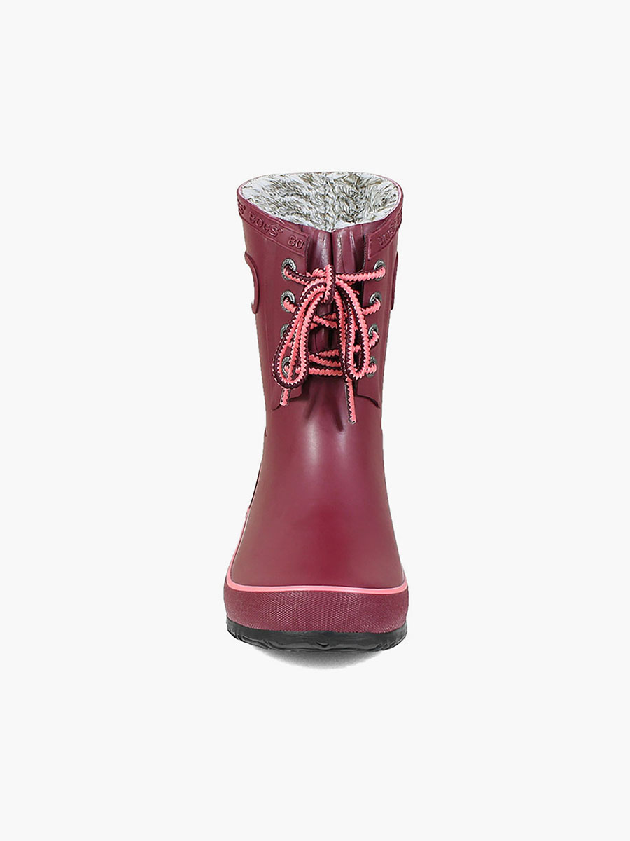 amanda plush waterproof rain boot