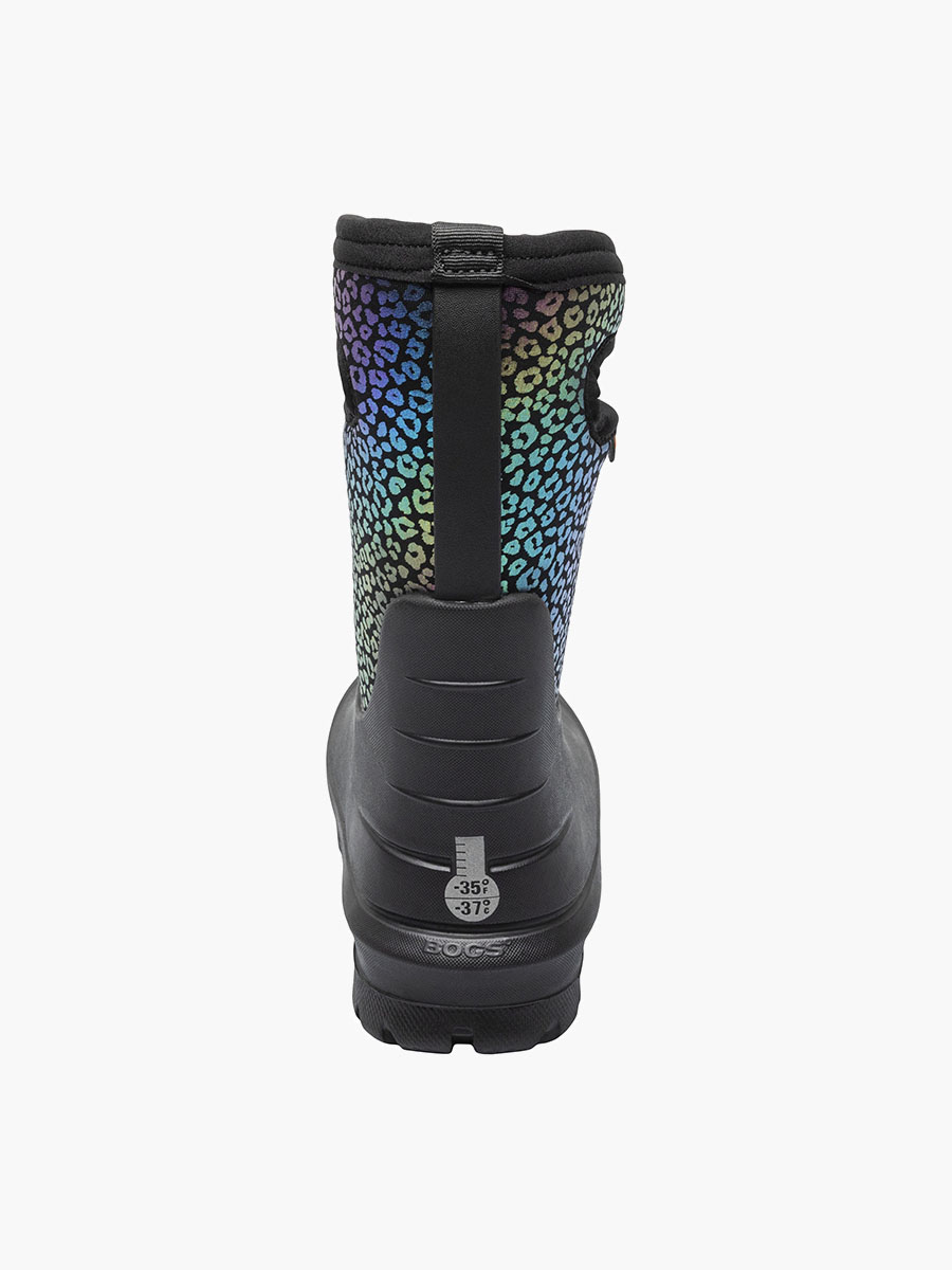 Neo Classic Rainbow Leopard Kids 3 Season Boots BOGS