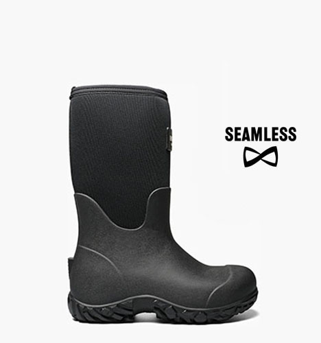 Men's Workman Composite Toe Insulated Waterproof Work Boots in Black.