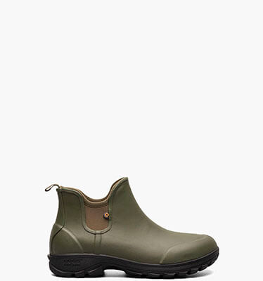 Sauvie Slip On Boot Men's Waterproof Boots in olive multi for $140.00