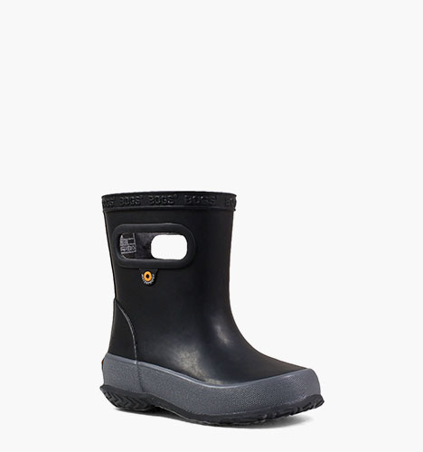 Skipper Solid Kids' Rain Boots in Black for $29.99